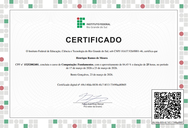 Certificado HTML e CSS